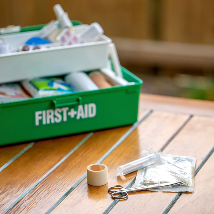 What are the most vital medical supplies to keep in your first aid kit?